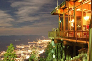 peaks restaurant at the aerial tramway